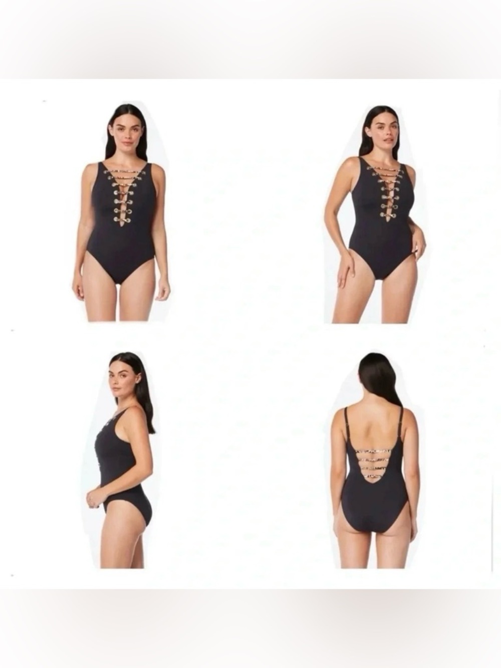 BleuRod Beattie Walk On The Wild Side Lace Down One Piece